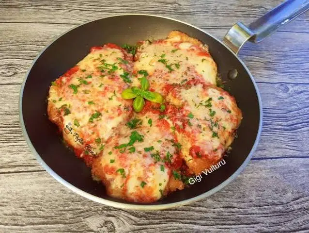 pui cu mozzarela