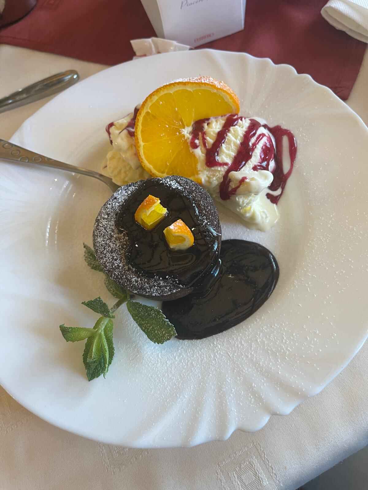 lava cake cu inghetata